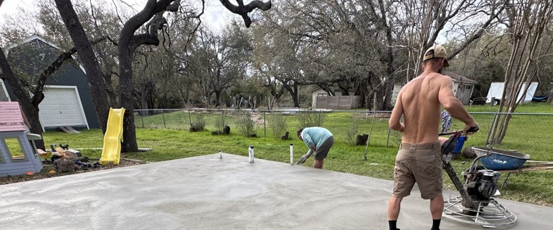 From Frame To Finish: Decorative Concrete Brings Pflugerville Deck Construction To Life