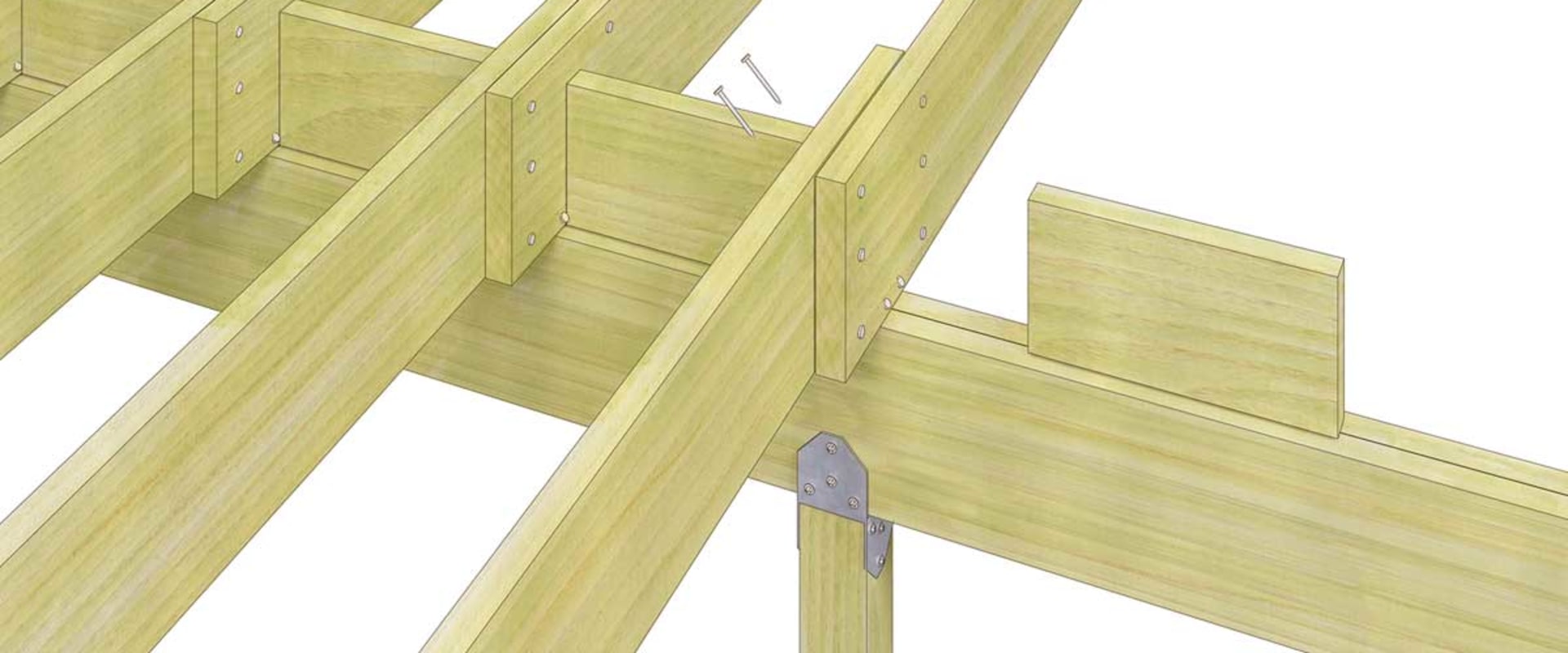 How Much Space Should You Leave Between Posts and Beams When Building a Deck?