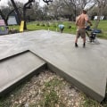 From Frame To Finish: Decorative Concrete Brings Pflugerville Deck Construction To Life