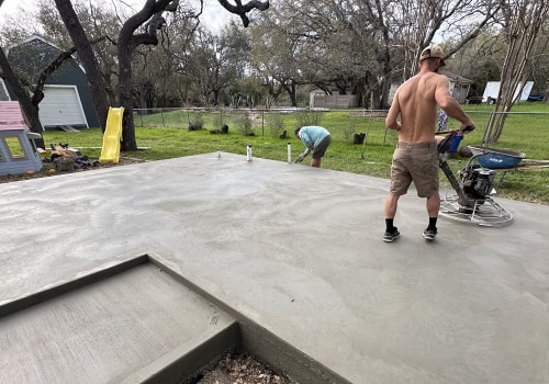From Frame To Finish: Decorative Concrete Brings Pflugerville Deck Construction To Life